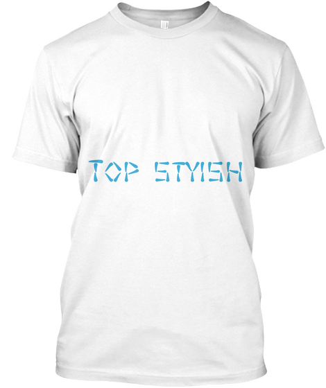 Top Styish White T-Shirt Front