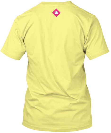 Elephant Lemon Yellow  T-Shirt Back