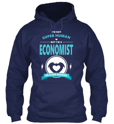 Economist Navy Maglietta Front