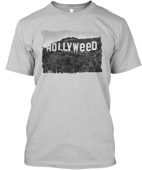 Hoollyweed Light Steel T-Shirt Front