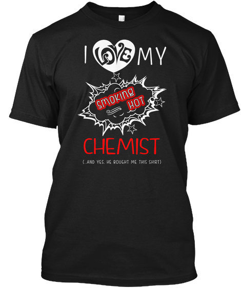 Love  Chemist (1) Black áo T-Shirt Front