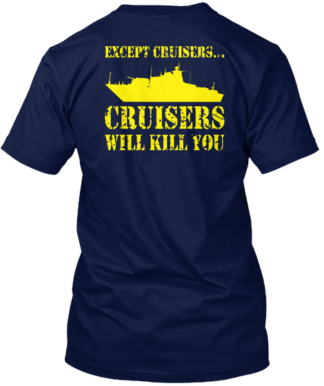 Cruisers Shirt Navy Camiseta Back