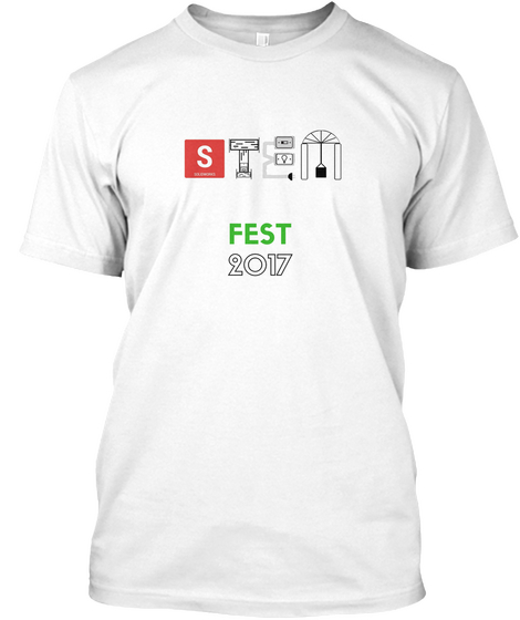 Stem Fest Event Shirts White Camiseta Front