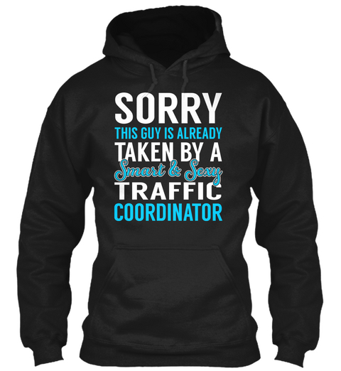Traffic Coordinator Black T-Shirt Front