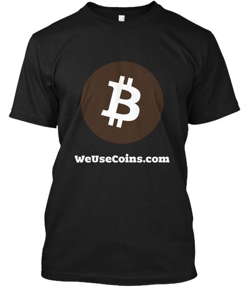 Bitcoin   Ethereum Black T-Shirt Front