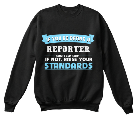 Ltd Standards Reporter Black T-Shirt Front