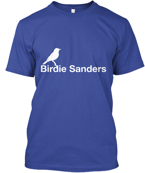 Birdie Sanders Deep Royal Camiseta Front