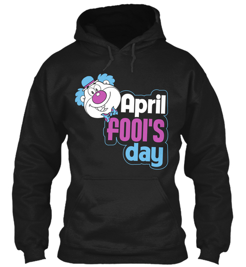 April Fool's Day Black Camiseta Front