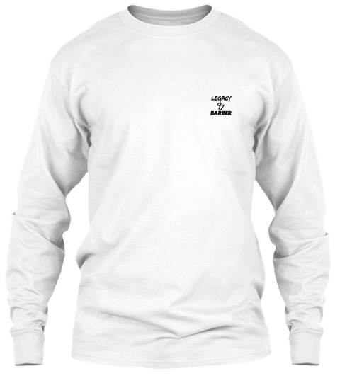 Legacy 97 Barber White Camiseta Front