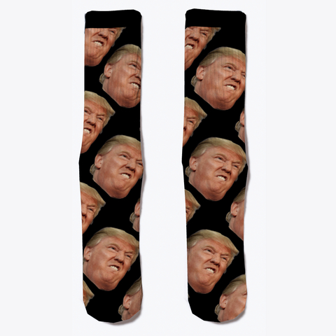 Trump Socks Black Camiseta Front