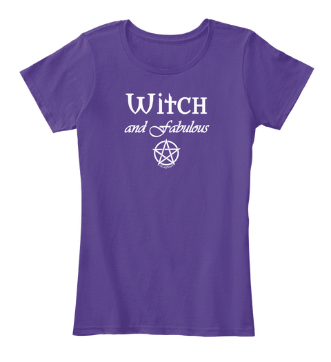 Witch And Fabulous Purple áo T-Shirt Front