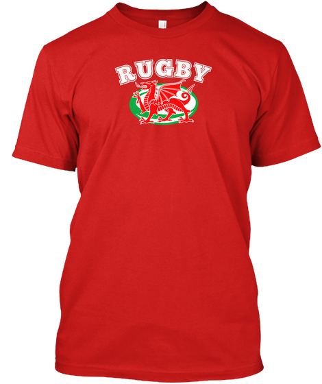 Rugby Red T-Shirt Front