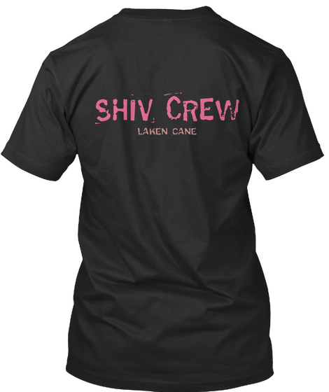 Shiv Crew Laken Cane Black Maglietta Back