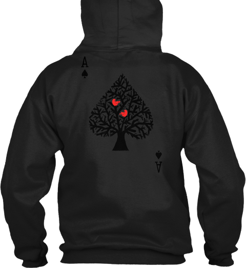 Ace Of Spade Black Camiseta Back