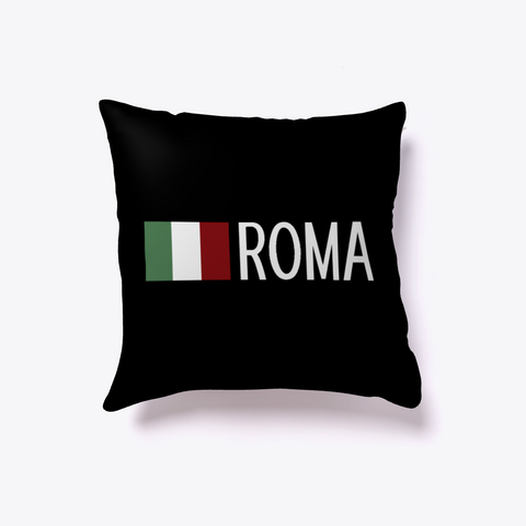 Roma Italian Flag White áo T-Shirt Front
