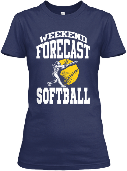 Weekend Forecast Softball Navy Kaos Front