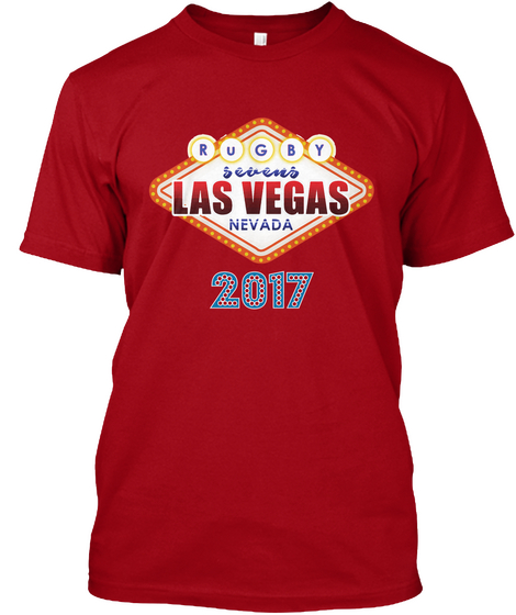 2017 Deep Red T-Shirt Front