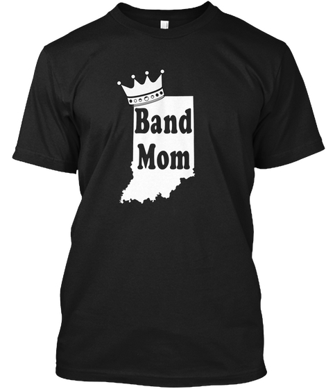 Band Mom Black Camiseta Front