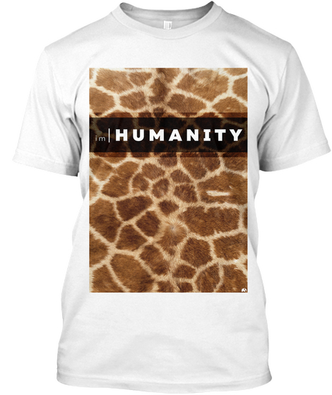 Giraffe | Humanity White Camiseta Front