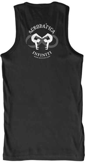 Acrobatica Infiniti Black áo T-Shirt Back