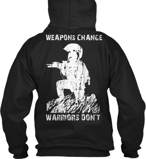 Warrior Black Camiseta Back