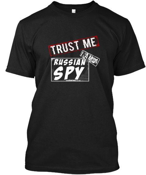 Spy T Shirt Black Kaos Front
