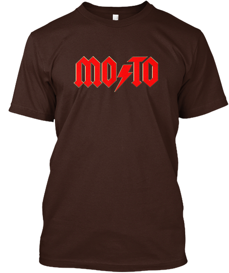 Mo To Dark Chocolate T-Shirt Front