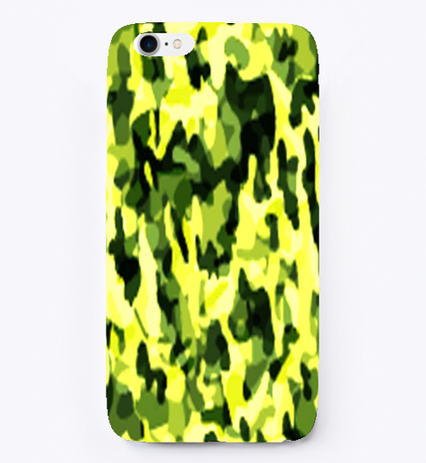 Camouflage Camo  Pattern I Phone Case Standard Camiseta Front