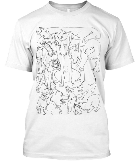 Dog Box White Camiseta Front