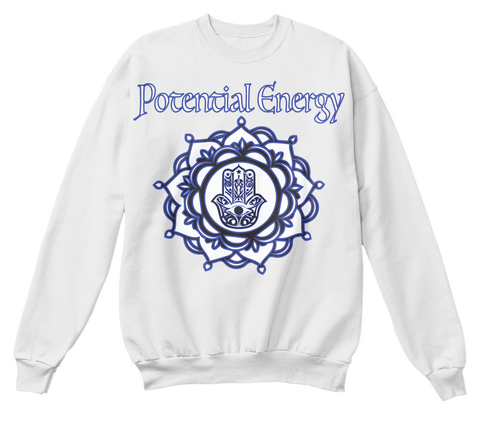 Potential Energy White  Camiseta Front