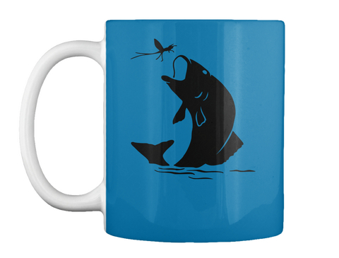 Fishingmugforyou Royal Blue Camiseta Front