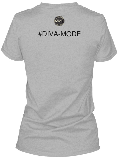 #Diva Mode Sport Grey Maglietta Back
