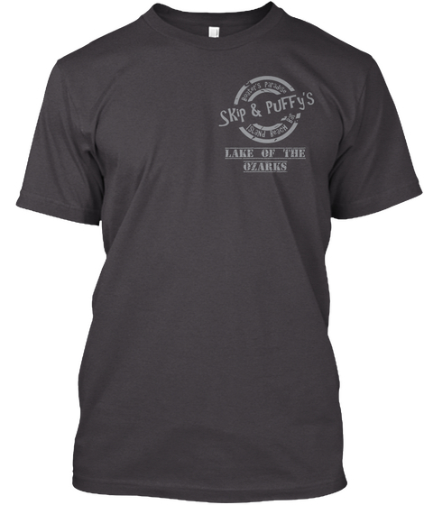 Ozarks   Boating Is Not Life Or Death Heathered Charcoal  áo T-Shirt Front