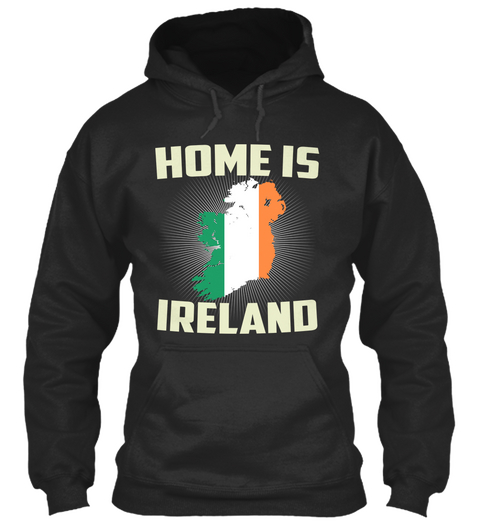 Home Is Ireland Jet Black Kaos Front