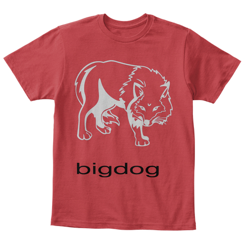 Bigdog Classic Red áo T-Shirt Front