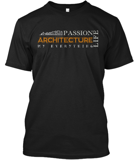 Architects 'are Sexiest' Black T-Shirt Front