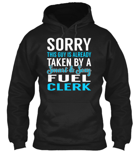 Fuel Clerk Black áo T-Shirt Front
