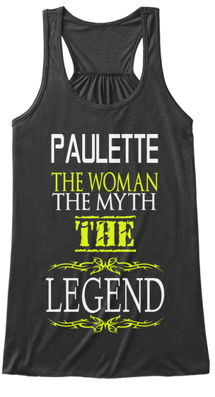 Paulette The Woman The Myth The Legend Dark Grey Heather Maglietta Front