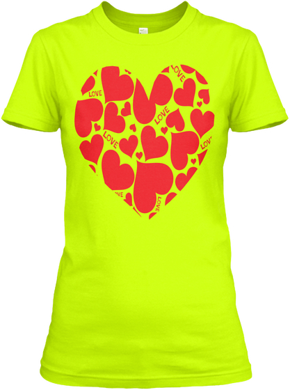 Love Safety Green T-Shirt Front