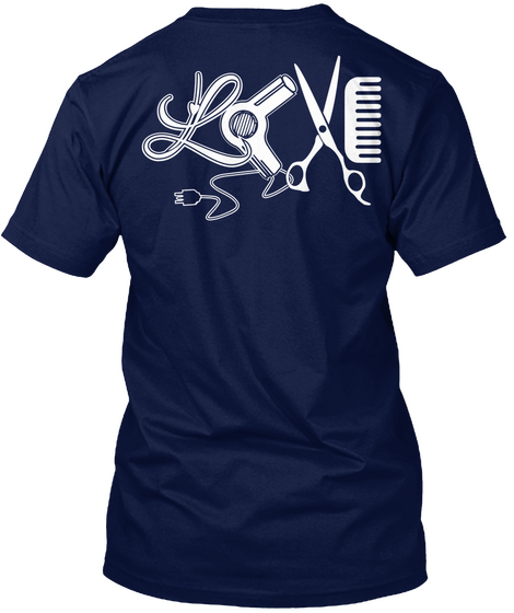 Love Navy T-Shirt Back