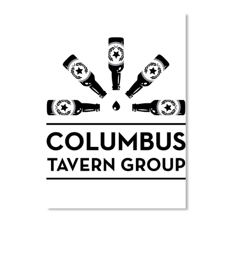 Columbus Tavern Group White Camiseta Front