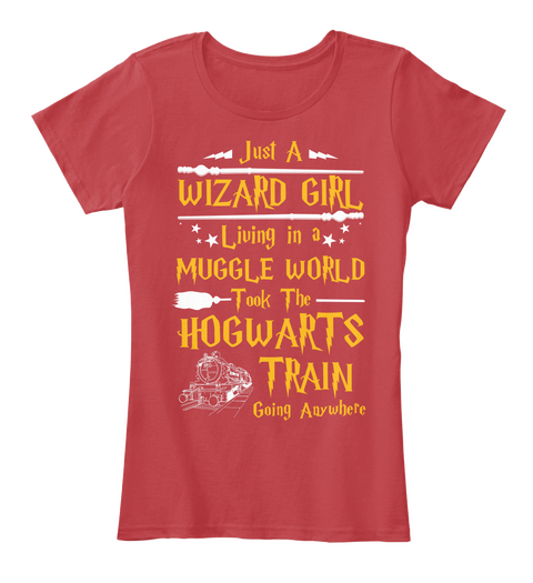 Wizard Girl   Limited Edition Only Classic Red T-Shirt Front