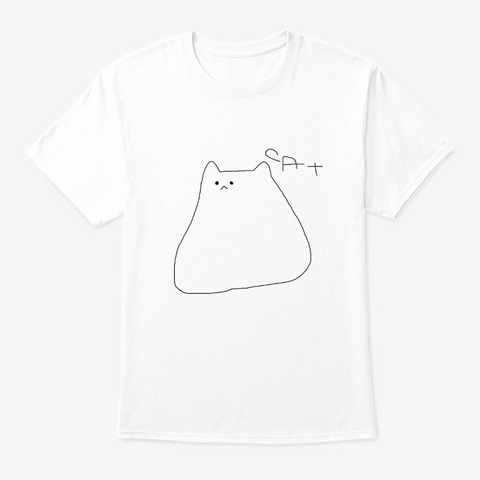 Cattt White T-Shirt Front