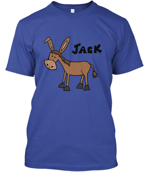 Jack Deep Royal áo T-Shirt Front