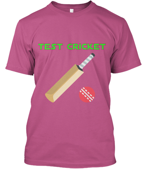 Test Cricket Heliconia Camiseta Front