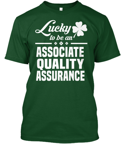 Associate Quality Assurance Deep Forest T-Shirt Front