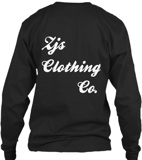 Zis Clothing Co. Black T-Shirt Back