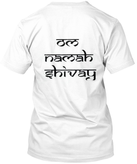 Shiv The Mystery White T-Shirt Back