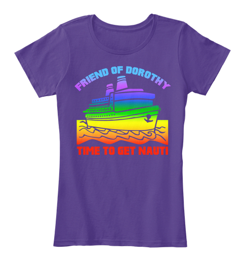 Cruising   Friend Of Dorothy Purple T-Shirt Front