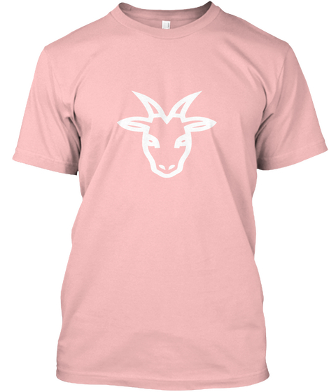 Goat Yoga Pink Pale Pink Maglietta Front